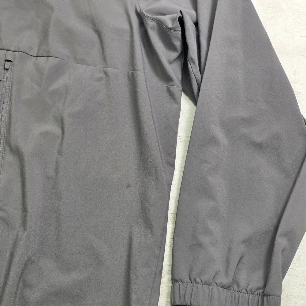 Adidas Bogue Chitto Football Pullover‎ Windbreaker Mens 4XL Gray Half Zip Jacket